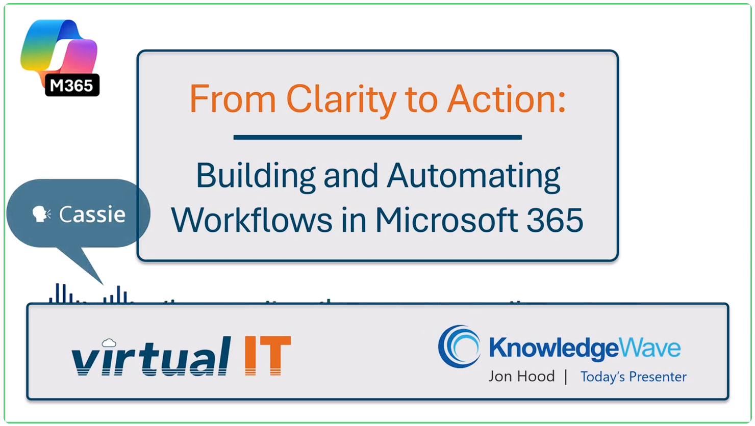  Building and Automating Workflows in Microsoft 365 | Virtual IT Webinar