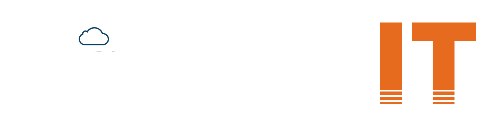 Virtual IT logo - white